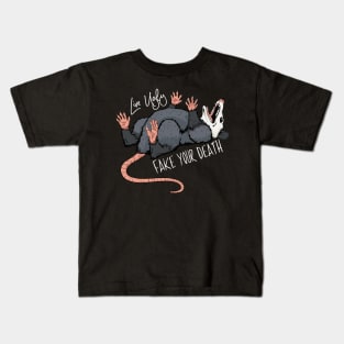 Live Ugly Fake Your Death Possum Kids T-Shirt